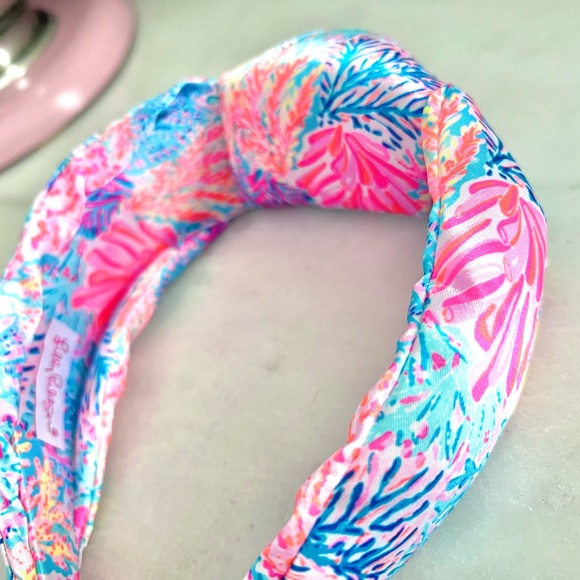 Lilly Pulitzer Accessories - Lilly Pulitzer Pink and Blue Resort Hairband